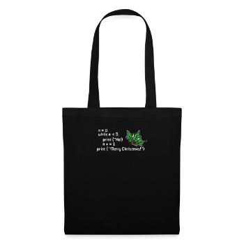 Computer Science Source Merry Christmas Christmas - Tote Bag - black - Front
