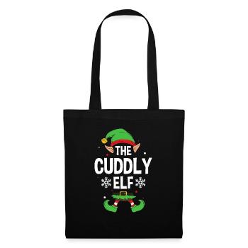 Elfe de cadeau de Noël de famille assorti de groupe - Sac en tissu - noir - Devant