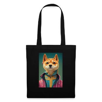 Shiba Dog Cute - Tote Bag - black - Front