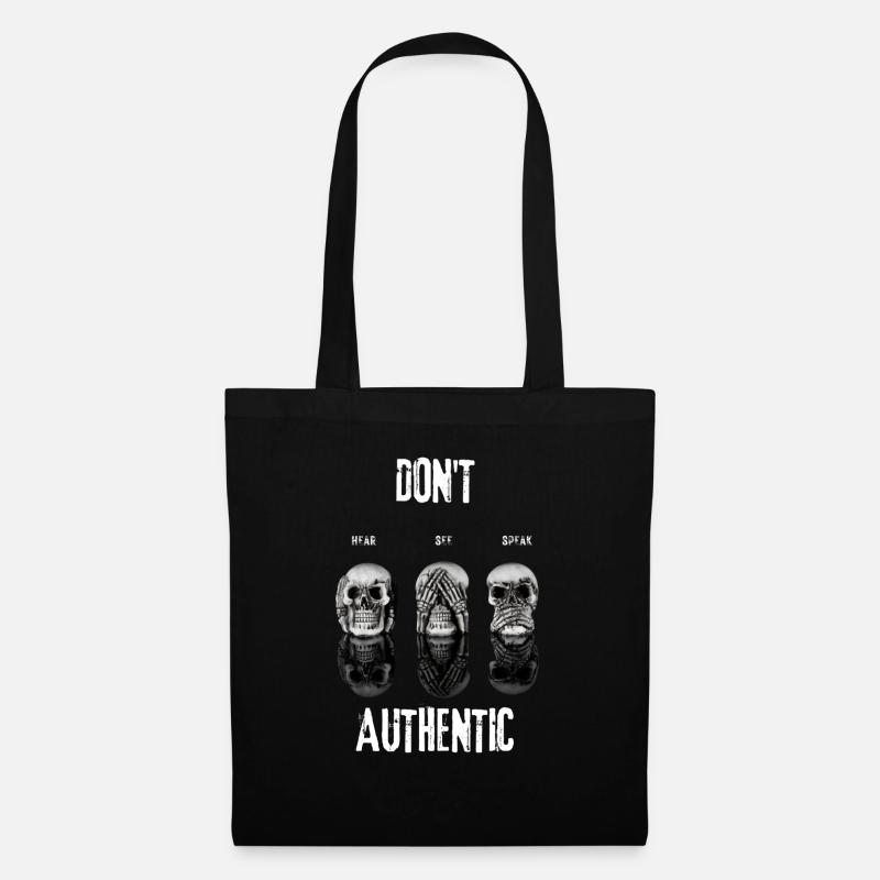 Skull - Tote Bag - black