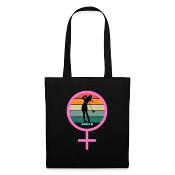 International Women's Day 2024 for Female Golfer - Tote Bag - black - Front