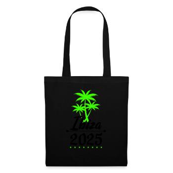 Palmiers d’Ibiza 2025 - Sac en tissu - noir - Devant