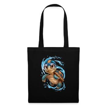 Bonne baignade tortue ! - Sac en tissu - noir - Devant