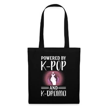 K-Pop K-Drama Kpop Kdrama Hallyu Korea South Korea - Tote Bag - black - Front