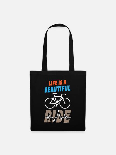 Life is Beautiful Ride - Stoffbeutel - Schwarz