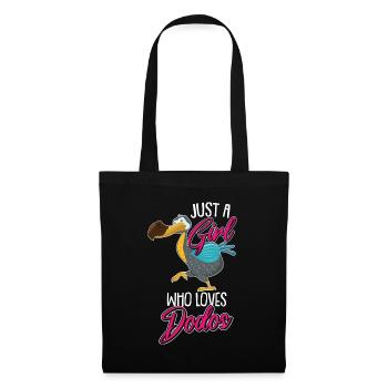Lustiger Dodo Spruch Mauritius Vogel - Stoffbeutel - Schwarz - Vorne