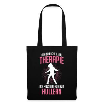 Hullern Therapie Hullerin Sportring Fitness - Stoffbeutel - Schwarz - Vorne