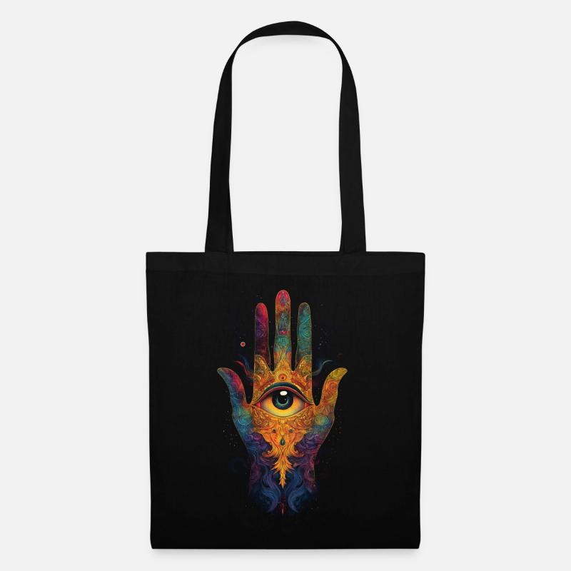 La main mystique de Fátima - Sac en tissu - noir