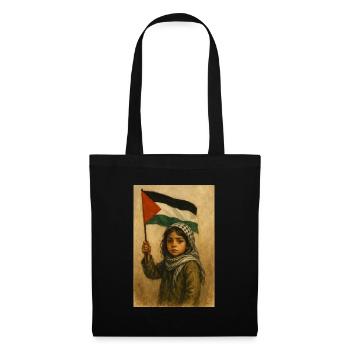 Proud Young Girl – Bearer of History - Tote Bag - black - Front