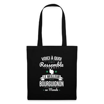 Voici à quoi ressemble le meilleur Bourguignon - Sac en tissu - noir - Devant