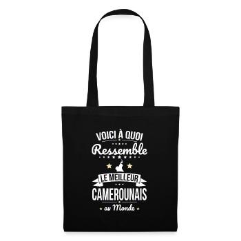 Voici à quoi ressemble le meilleur Camerounais - Sac en tissu - noir - Devant