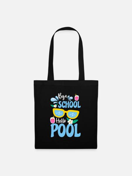 Pool Pool Party Erholung - Stoffbeutel - Schwarz