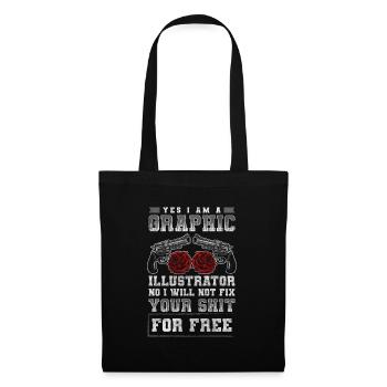 Designer Hobby Painter Design - Tote Bag - black - Front