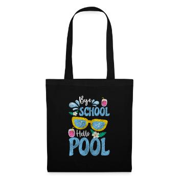Célébration de la piscine - Sac en tissu - noir - Devant