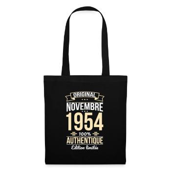 70. Jahrestag - Original - November 1954 - Stoffbeutel - Schwarz - Vorne