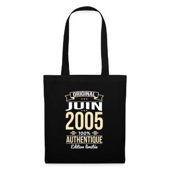 20th Anniversary - Original - June 2005 - Tote Bag - black - Front