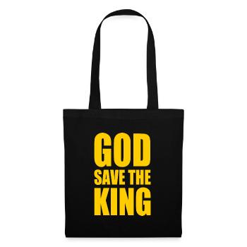 god save the king - Sac en tissu - noir - Devant