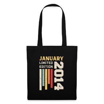January 2014 - January 2014 Birthday Gift - Tote Bag - black - Front