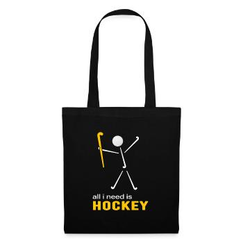 Hockey sur gazon Hockey Joueurs de hockey Saison de hockey - Sac en tissu - noir - Devant