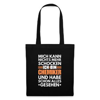 Chimiste non choquable - Sac en tissu - noir - Devant