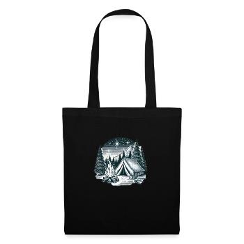 Campfire Nights 🌲🔥 - Tote Bag - black - Front