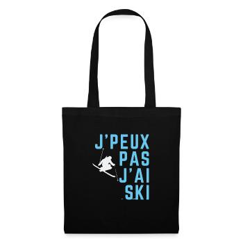 I can't ski - Tote Bag - black - Front
