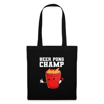 Beerpong Beer Pong Beer Pong Champion - Tote Bag - black - Front