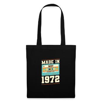 43e anniversaire Mai Né en 1980 Idée cadeau - Sac en tissu - noir - Devant