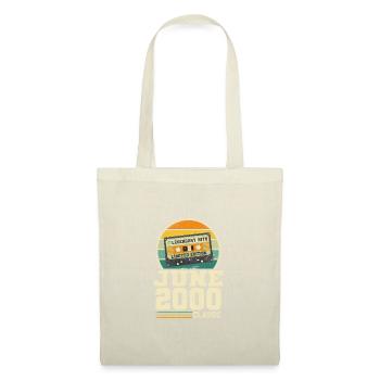 23rd Birthday June Vintage 2000 Gift Idea - Tote Bag - nature - Front