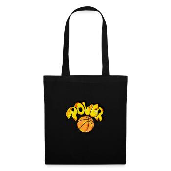 Power basket-ball - logo sport - Sac en tissu - noir - Devant