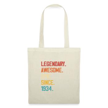 Épique et Légendaire né en 1934: 90e anniversaire - Sac en tissu - nature - Devant