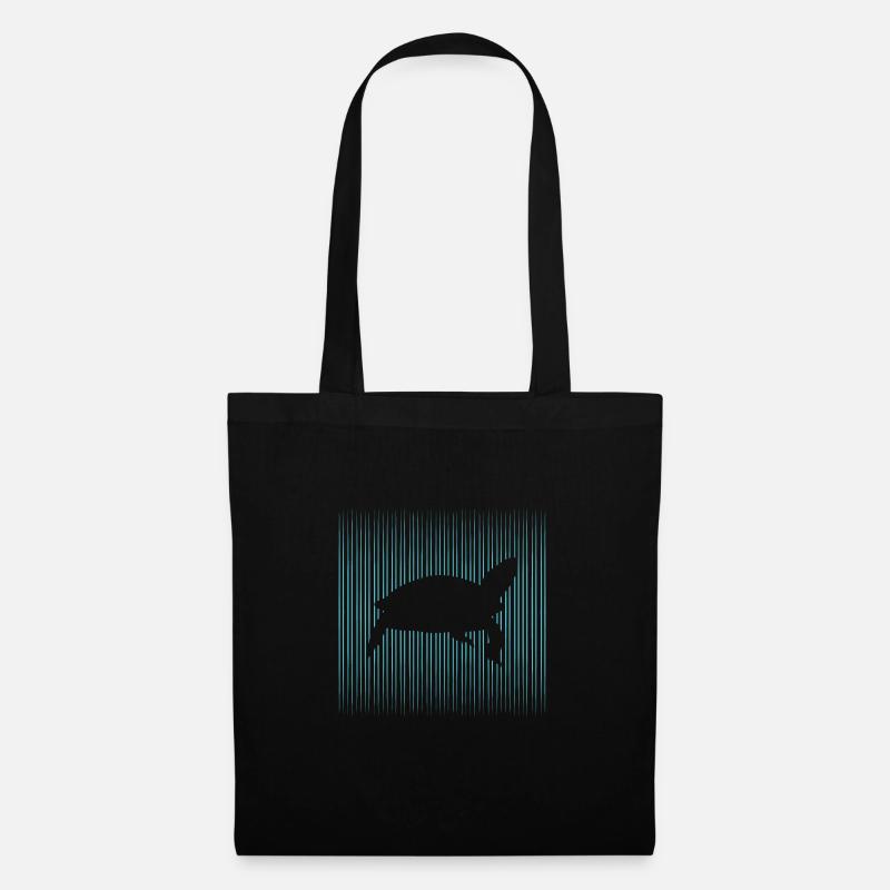 Shield toad with turtle - Tote Bag - black
