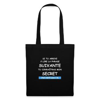 Je vais être papy - Sac en tissu - noir - Devant