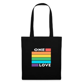 LGBTQ Un amour - Sac en tissu - noir - Devant