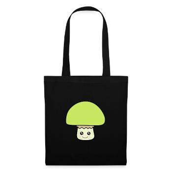 Mushroom green, green mushrooms - Tote Bag - black - Front