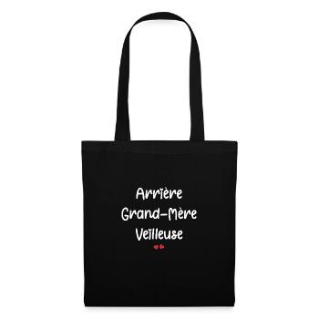 Arrière Grand MèreVeilleuse - Sac en tissu - noir - Devant
