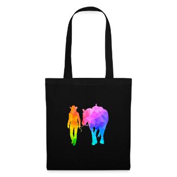 Western Lady Western Rider - Sac en tissu - noir - Devant