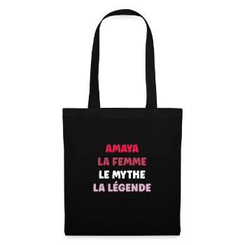 Amaya la femme le mythe la légende - Sac en tissu - noir - Devant