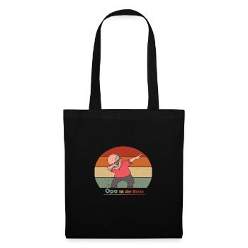 Grand-père est le meilleur - Sac en tissu - noir - Devant