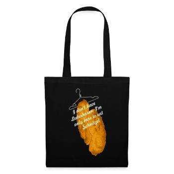 I have no Lederhosen, schnitzel ,fest,munich - Tote Bag - black - Front