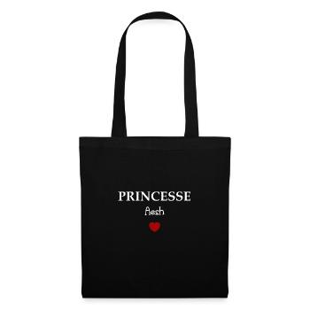 Princesse aesh - Sac en tissu - noir - Devant