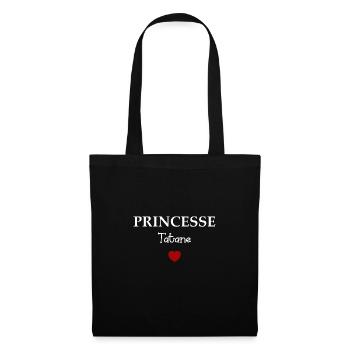 Princesse Tatane - Sac en tissu - noir - Devant