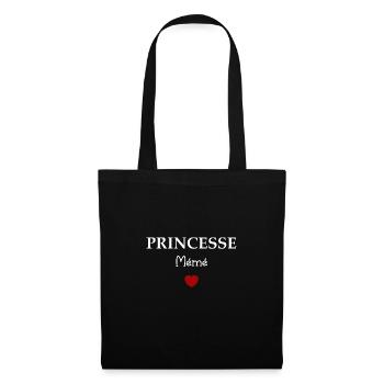 Princesse mémé - Sac en tissu - noir - Devant
