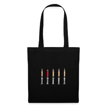 Infirmière Infirmière en soins intensifs - Sac en tissu - noir - Devant