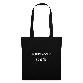 mamounette chérie - Sac en tissu - noir - Devant