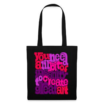 Insanity - Tote Bag - black - Front