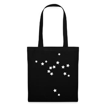 signe du zodiaque Sagittaire - Sac en tissu - noir - Devant