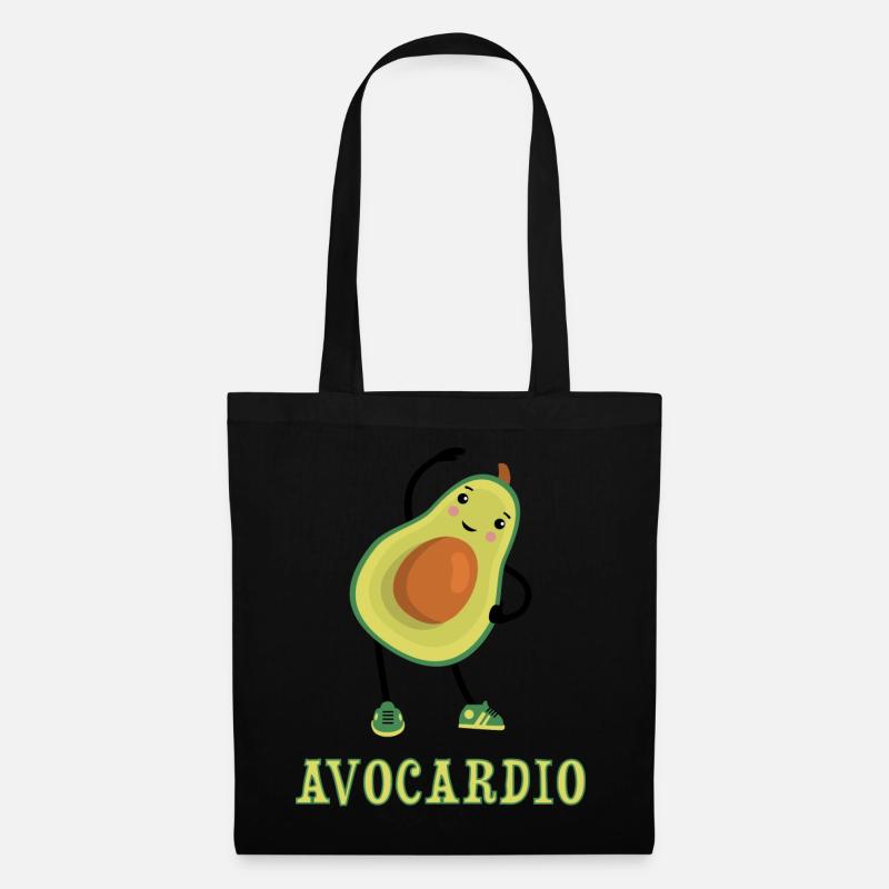 avocardio funny - Tote Bag - black