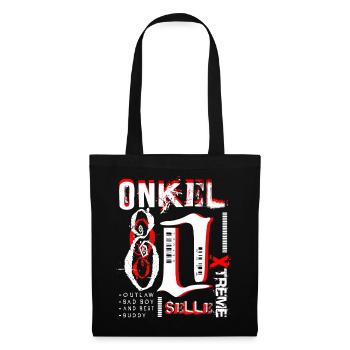 Onkel Streetware 80 - Stoffbeutel - Schwarz - Vorne