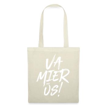 VA MIER ÜS! - Stoffbeutel - Natur - Vorne